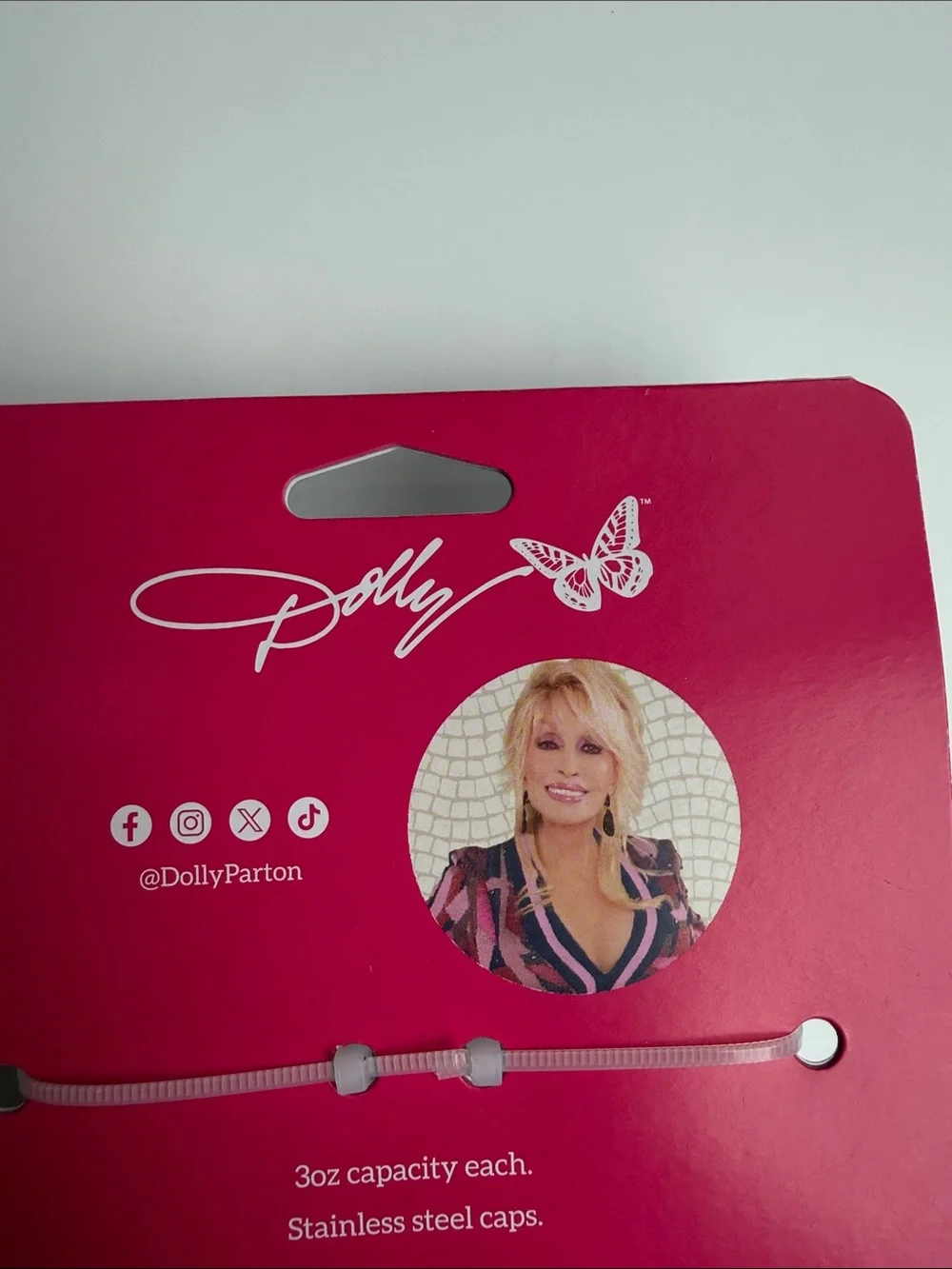 Dolly Parton Floral Glass Measuring Cup & Salt and Pepper Shaker Set NWT